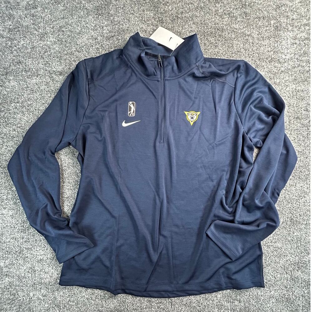 Nike NBA G League Birmingham Squadron Dri-FIT 1/4 Zip Pullover XL NWT